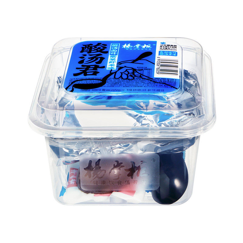 해조류와 새우 맛 쓴 수프 중국식 인스턴트 누들리 잎