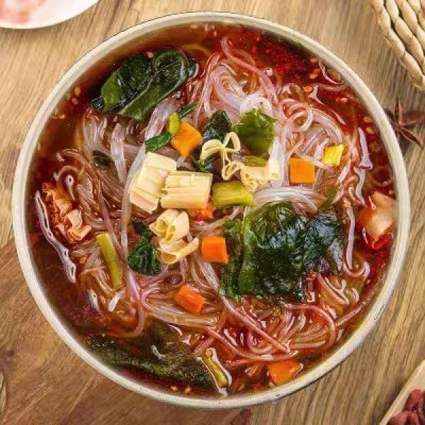 크리스탈 맑고 부드러운 즉각적인 버미첼리 누드리스 강력하고 맛있는 선택 달콤한 감자 버미첼리