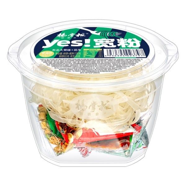인스턴트 베르미첼리 코리안 컵 인스턴트 누들즈 큰 뼈 비 매운 맛 5 분 안에 끓어