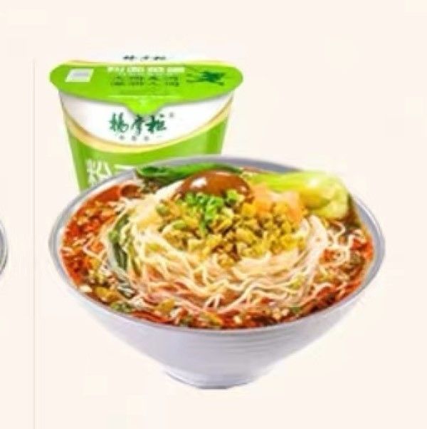향기로운 매운 콩 맛의 향기있는 달콤한 한국 인스턴트 누들즈 그릇 인스턴트 버미첼리 조합