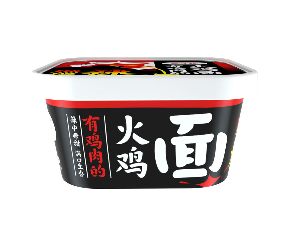 맛있는 뜨거운 매운 닭고기 맛 진짜 닭고기와 함께 튀긴 인스턴트 누들 154g