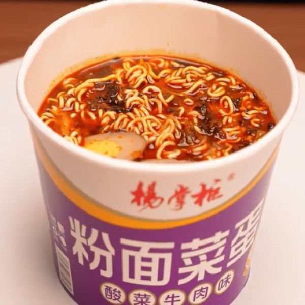 189g*12 채소 재료로 만든 채소 절인 겨자채 소고기 맛 버미셀리와 면