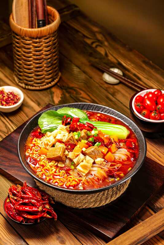 매운 춘천 말라 맛 컵 누들 92g12 팩 인스턴트 누들 슈퍼마켓 레스토랑 및 편의점