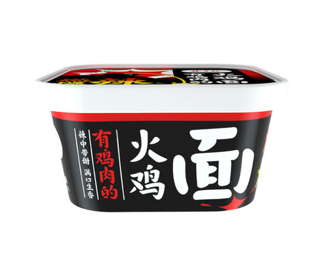 맛있는 뜨거운 매운 닭고기 맛 진짜 닭고기와 함께 튀긴 인스턴트 누들 154g