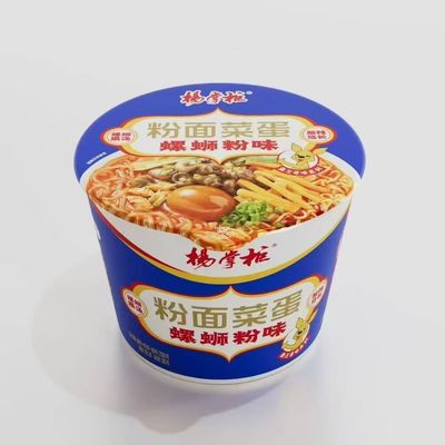 총 내용량 208g 중국식 인스턴트 면과 쌀국수, 통계란, 달팽이 국수 맛