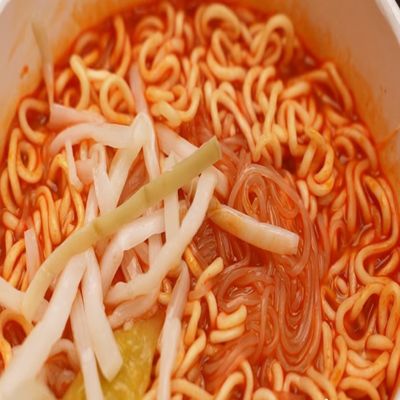 중국 인스턴트 라면 쌀국수 달팽이 국수 맛 유리 국수